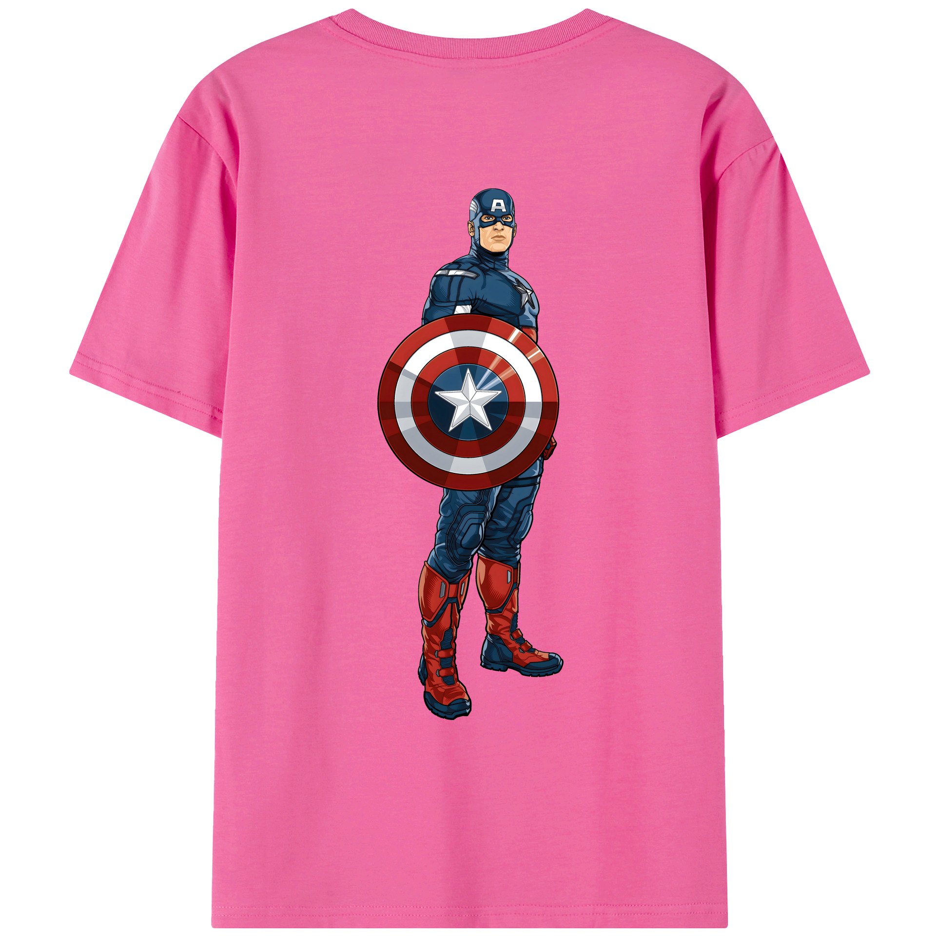 （画像用） アベンジャーズ The Avengers レディース半袖Tシャツ(バックプリント)